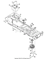 Frame, Battery &amp; PTO