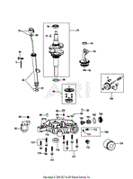 4P90HU Crankshaft &amp; Crankcase Cover