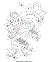 Seat, Fender &amp; Deck Lift