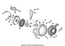 170-AU Flywheel &amp; Blower Housing