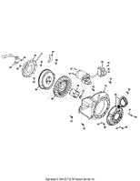 483-SUB Starter Assembly &amp; Blower Housing