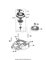 1T65RU Flywheel &amp; Shroud