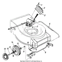 Deck And Front Wheel Assembly