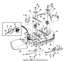 Deck Assembly G &amp; Blades