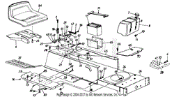 Seat/Battery/Fuel Tank/Frame, Upper