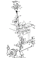 Steering Assembly, Axle, Front Wheels