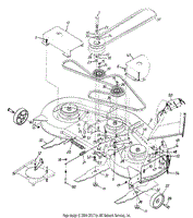 Deck Assembly &quot;H&quot;, Deck Belts