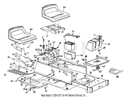 Seat, Fuel Tank, Battery, Frame