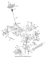 Axle &amp; Front Wheels &amp; Front, Steering Assembly