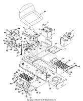 Seat, Fuel Tank, Battery, Frame