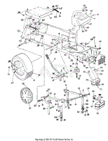 Lift Assembly, Gas Tank, Muffler