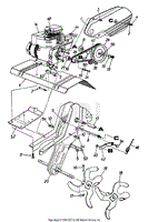 Tine &amp; Chain Case Assembly