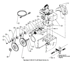 Engine And V-Belts 10, &amp; 8 HP Electric Starter &amp; 8 HP