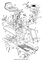 Main Frame &amp; Engine Cover Assembly