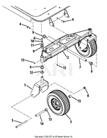 Front Axle 50 Inch