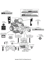 Label Map MTD Gold 50-Inch