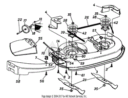 Deck, Chute and Spindle Assembly (Part 1)