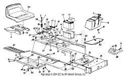 Seat Assembly/Battery/Fuel Tank/Frame