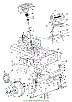 Steering Assembly/Wheels, Front/Axle, Front/Battery/Frame, Lower