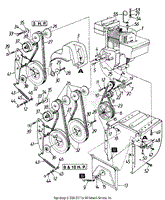 Engine And Pulley Assembly