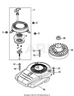 1P65B0C Flywheel &amp; Shroud