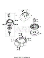 1P65TGA Flywheel &amp; Shroud