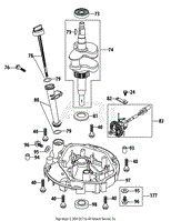 1P70C0A-11 Crankshaft &amp; Crankcase Cover