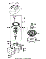 1P70C0A-11 Flywheel &amp; Shroud