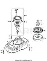 1P70L0A-11 Flywheel &amp; Shroud