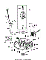 1X65CU Crankshaft &amp; Crankcase Cover