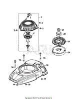 1X65CU Flywheel &amp; Shroud