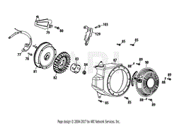 270-VU Flywheel &amp; Blower Housing