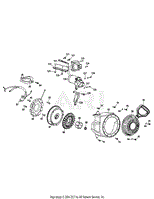 370-SUB-11 Starter Assembly &amp; Blower Housing