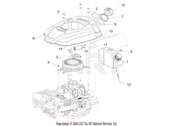 Starter, Fuel Tank &amp; Shroud