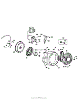 265-JU-12 Starter &amp; Flywheel