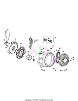 161-JWA-12 Flywheel &amp; Recoil Starter