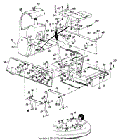 38-Inch Deck Lift Assembly