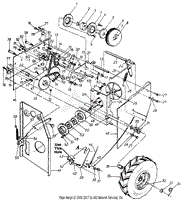 Wheel Chain Drive Assembly