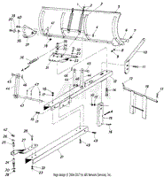 54-Inch Snow Blade