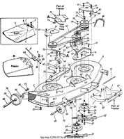 46-Inch Mowing Deck Assembly