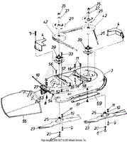 38-Inch Mowing Deck Assembly