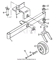 Dual Tail Wheel Assembly