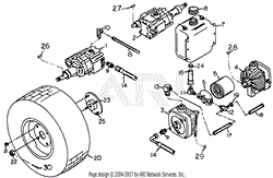 Wheel Motor &amp; Pump Assembly - SN Prior to 41-027-012814