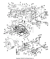 Gas Tank &amp; Hydrostatic Pump