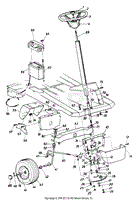 Steering, Axle And Wheel Assembly