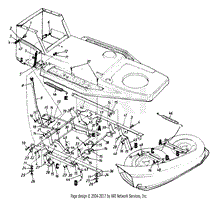 Deck, Brake And Pivot Assembly