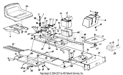 Seat &amp; Lower Frame Assembly LT-12