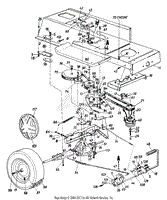 Wheel &amp; Lower Frame Assembly LT-14