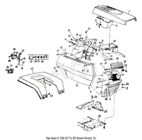 Hood &amp; Rear Fender Assembly LT-145