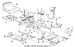 Lower Frame, Running Board &amp; Seat LT-145